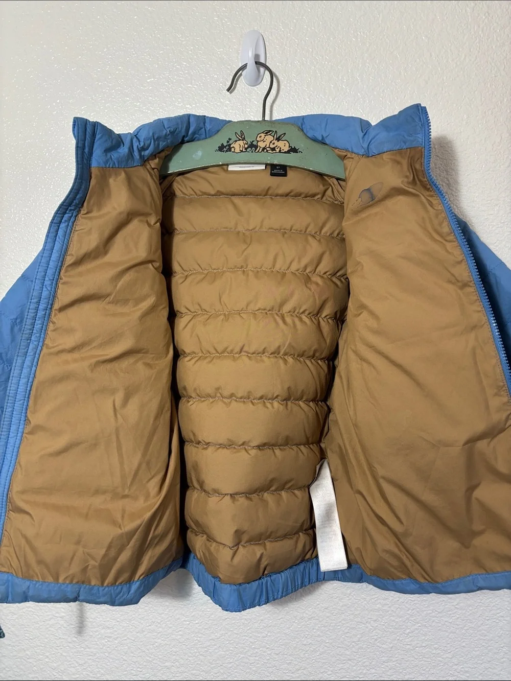 Patagonia Baby Down Sweater Full Zip Size 5T Blue Gorpcore outdoors camping